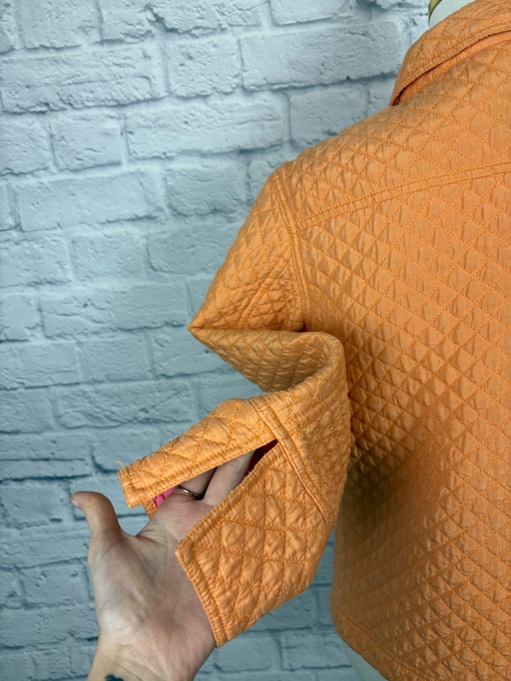 CA.SUAL by C.A. Sport LIGHT WEIGHT QUILTED SILK JACKET Size S - Picture 6 of 8